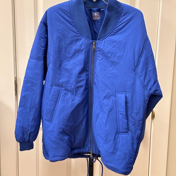 FREE PEOPLE MOVEMENT women’s Midnight Moon Solid Bomber Jacket - Picture 5 of 14